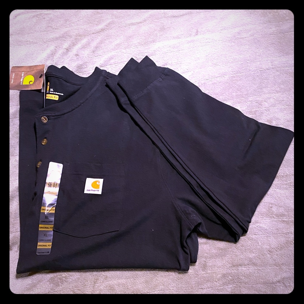 NWT Carhartt long sleeve shirt men